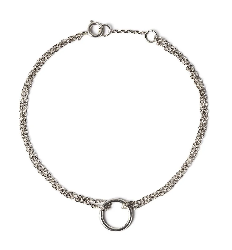 Minimalist bracelets for understated elegance-Eternity Circle Bracelet