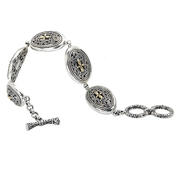 Elegant clasp bracelets for a secure and stylish fit-Ladies Fashion Cross Bracelet