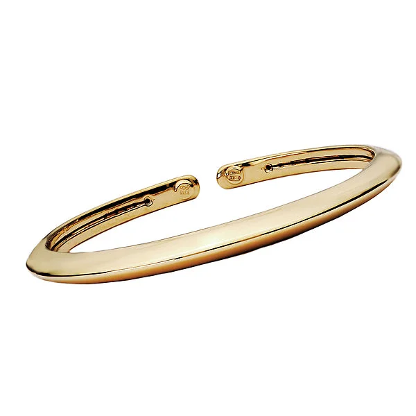 Adjustable cord bracelets for a perfect fit-14kt Gold Flexible Cuff