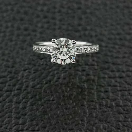 Adjustable rings for a perfect fit-Diamond Engagement Ring