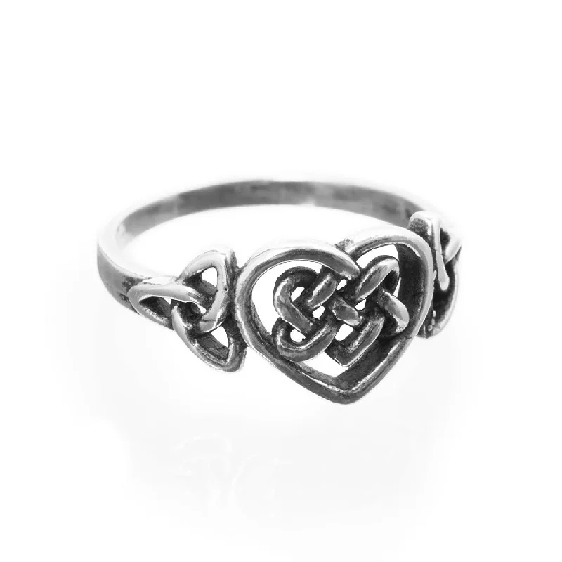 Black diamond rings for edgy elegance-Hiarta Ring, Silver