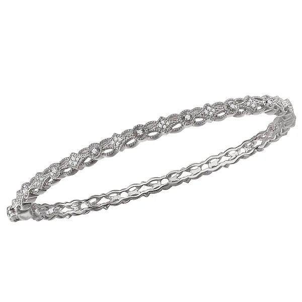 Crystal-studded bracelets for sparkling elegance-Ladies Fashion Diamond Bracelet