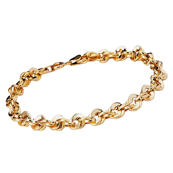 Minimalist bracelets for understated elegance-Ladies Fashion Link Bracelet