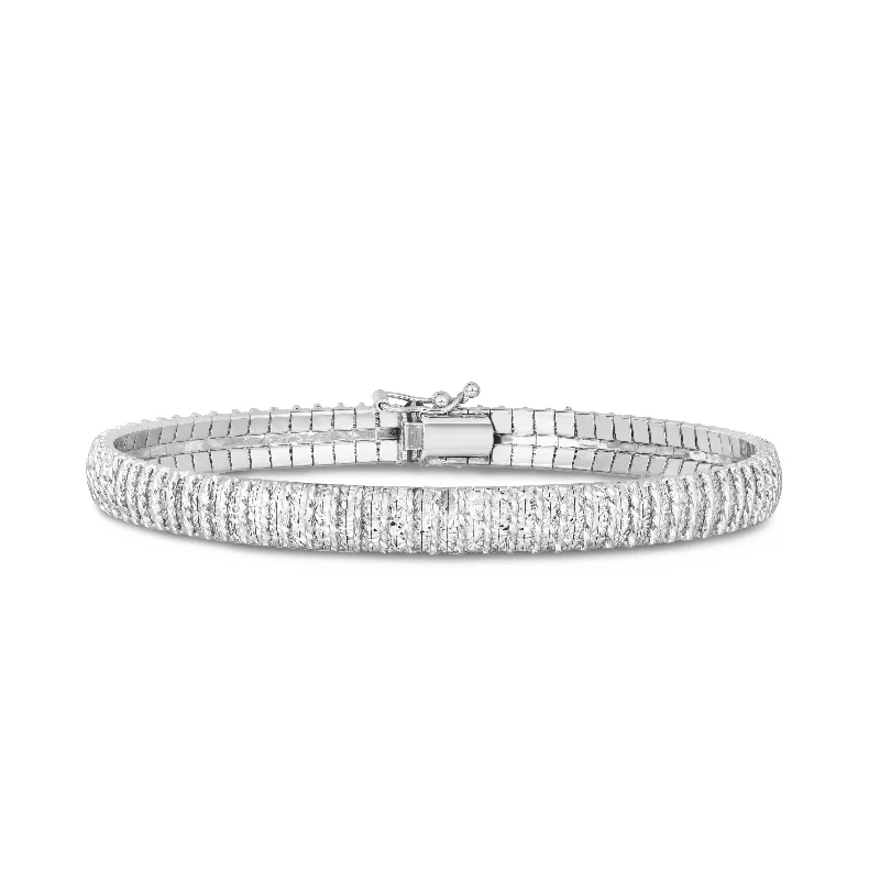 Heart-shaped bracelets for romantic occasions-14K Diamant?© Flex Bracelet