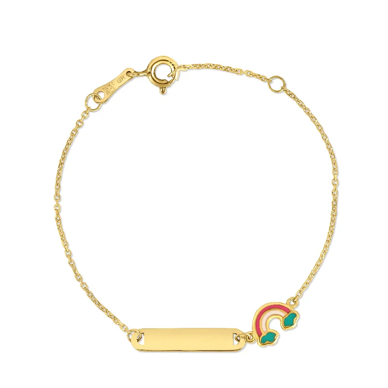 Infinity bracelets for eternal love-14K Rainbow Childrens Bracelet