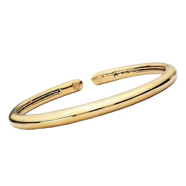 Double chain bracelets for layered looks-14kt Gold Flexible Cuff