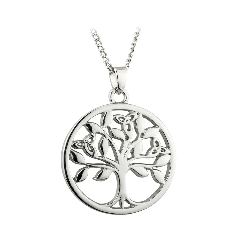 Stainless steel necklaces for modern durability-Celtic Tree Of Life Pendant