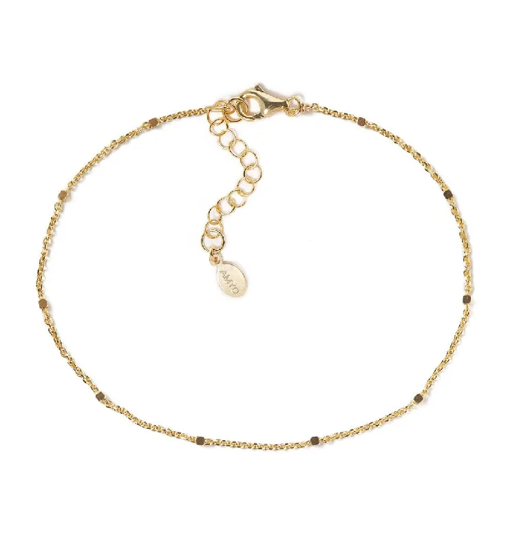 Simple chain bracelets for timeless appeal-Oli Dainty Bead Bracelet