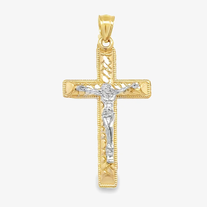 Custom gemstone necklaces for personalized beauty-Crucifix Cross Pendant