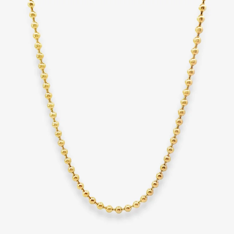 Pearl necklaces for sophisticated beauty-3mm Bead It 18" Necklace