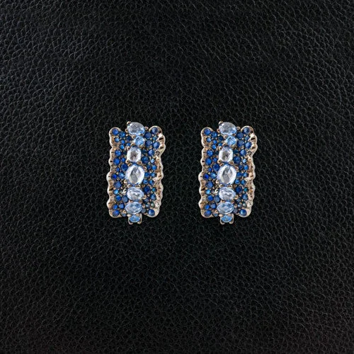 Art deco stud earrings for vintage elegance-Sapphire Earrings