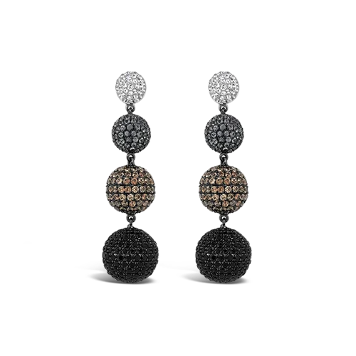 Dangle earrings for a dramatic look-Dangle Sphere Earrings