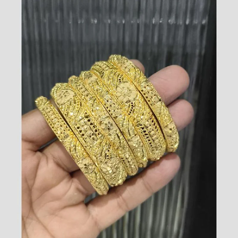 Custom engraved cuff bangles for unique fashion-Pari Art Jewellery Forming Bangles Set