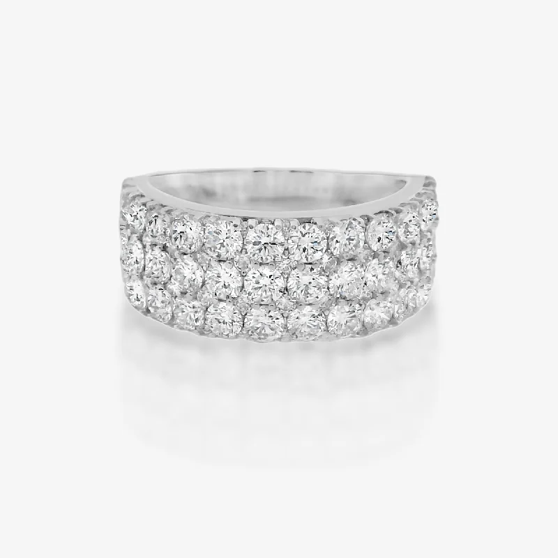 Diamond eternity rings for endless love-1/2 Way 2.75CT Wide Diamond Ring