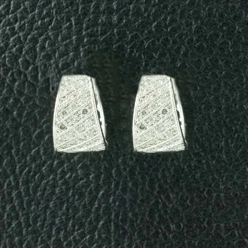 Personalized initial earrings for custom accessories-Diamond Earrings