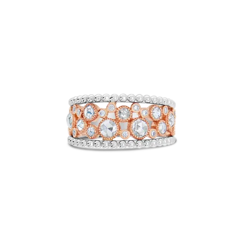 Eternity rings for everlasting love-Triple Style Diamond Band