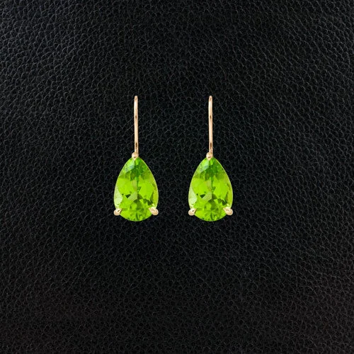 Simple stud earrings for understated elegance-Peridot Earrings